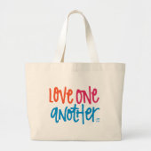 Van elkaar houden grote tote bag (Voorkant)