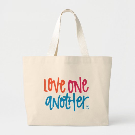 Van elkaar houden grote tote bag (Voorkant)