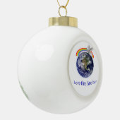 Van elkaar houden keramische bal ornament (Links)