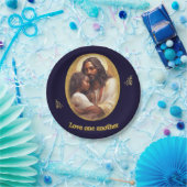 Van elkaar houden papieren bordje (Feest)