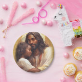 Van elkaar houden papieren bordje (Feest)