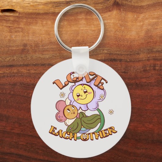 van elkaar houden sleutelhanger (Achterkant)