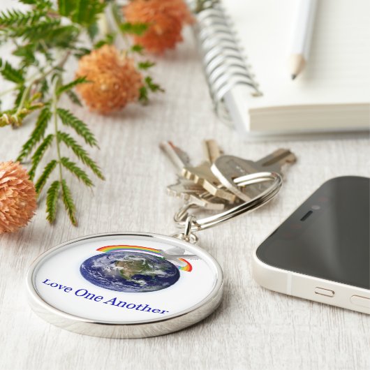 Van elkaar houden sleutelhanger (Zijkant)