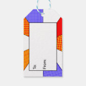 Van en naar filmnacht van Cadeft Label Retro Cadeaulabel (Achterkant)