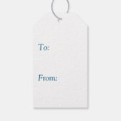 Van en naar verjaardag anime meisje cadeaulabel (Achterkant)