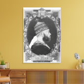 van Ethiopië, Menelik II Canvas Afdruk (Insitu (Woonkamer))