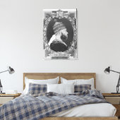 van Ethiopië, Menelik II Canvas Afdruk (Insitu (Slaapkamer))