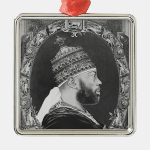 van Ethiopië, Menelik II Metalen Ornament