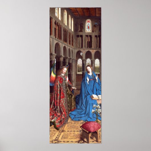 Van Eyck: De aankondiging Poster (Voorkant)
