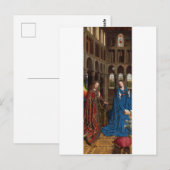 Van Eyck’s Annunciation Premium Kathedraal Licht Briefkaart (Voorkant / Achterkant)