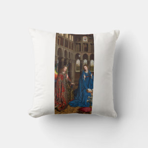 Van Eyck’s Ontvangenis Premium Kathedraal Licht Kussen