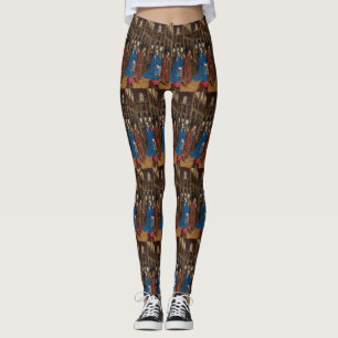 Van Eyck’s Ontvangenis Premium Kathedraal Licht Leggings