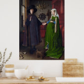 Van Eyck's Arnolfini Portret Poster (Keuken)