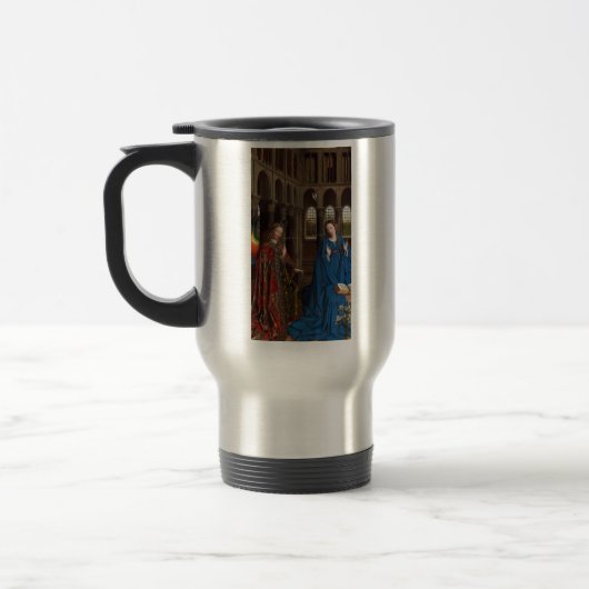 Van Eycks Kathedraal Licht annunciatie Premium Reisbeker (Links)