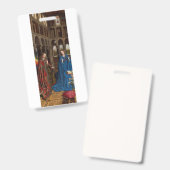 Van Eycks Ontvangenis Premium Kathedraal Licht Badge (Voor- en achterkant)