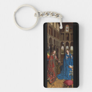 Van Eycks Ontvangenis Premium Kathedraal Licht Sleutelhanger