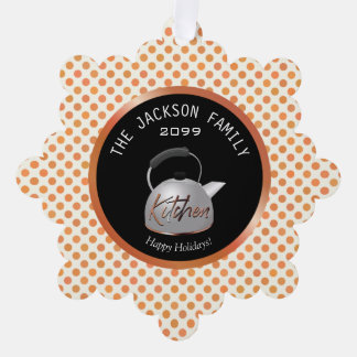 Van Familie Keuken Eten Gift Label - Papieren Orna Ornament Kaart