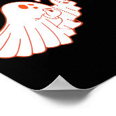 Van Fan Ghoul Grappig Italiaans Ghost Halloween It Poster (Hoek)