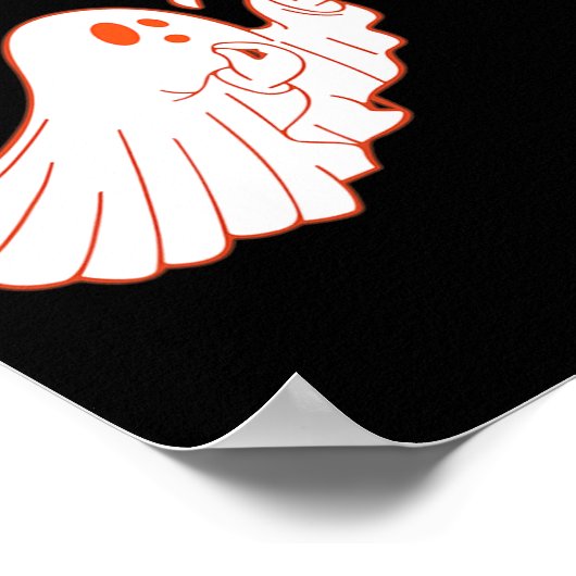 Van Fan Ghoul Grappig Italiaans Ghost Halloween It Poster (Hoek)