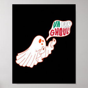 Van Fan Ghoul Grappig Italiaans Ghost Halloween It Poster