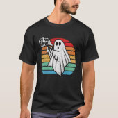 Van Fan Ghoul Italiaans Grappig Halloween spookkos T-shirt (Voorkant)
