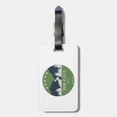 Van Fleet Trail Florida Bagagelabel (Achterkant verticaal)