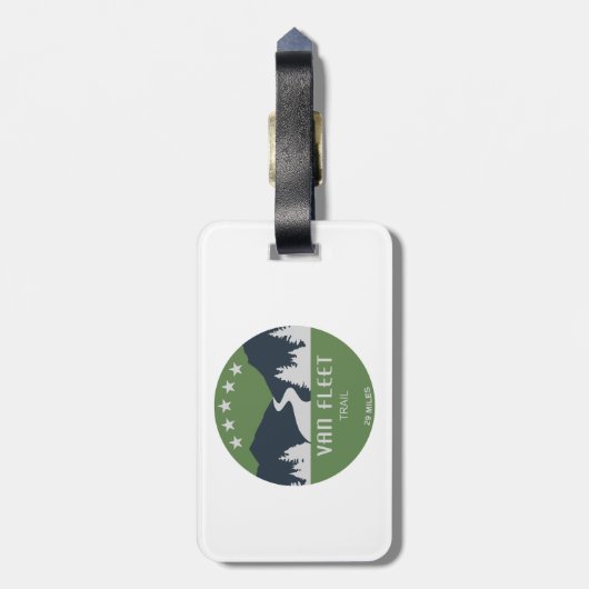 Van Fleet Trail Florida Bagagelabel (Achterkant verticaal)