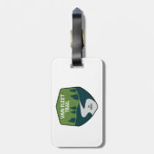 Van Fleet Trail Florida Bagagelabel (Achterkant verticaal)