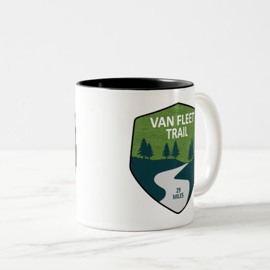 Van Fleet Trail Florida Tweekleurige Koffiemok (Voorkant rechts)