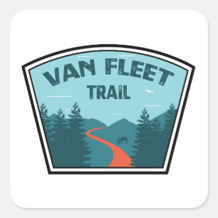Van Fleet Trail Florida Vierkante Sticker