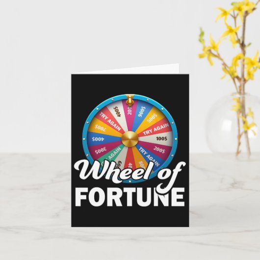 van fortuin kleren vaders dag wiel van fortuin da kaart (Gele Bloem)