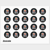 van fortuin kleren vaders dag wiel van fortuin da ronde sticker (Vel)