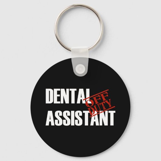 VAN FUNCTIE DENTALE ASSISTANT DARK SLEUTELHANGER (Voorkant)