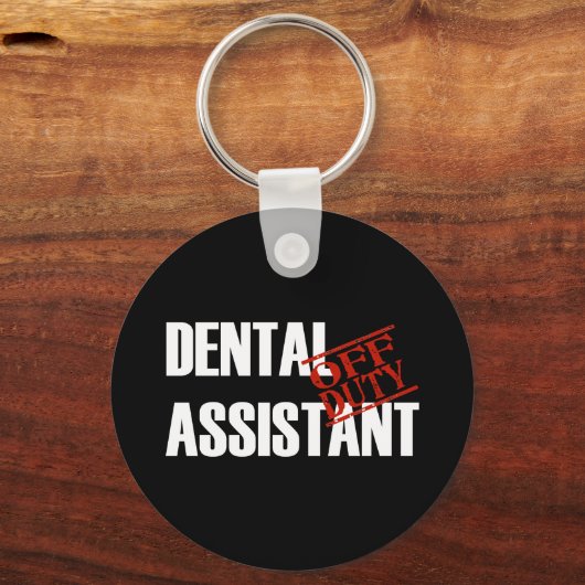 VAN FUNCTIE DENTALE ASSISTANT DARK SLEUTELHANGER (Voorkant)
