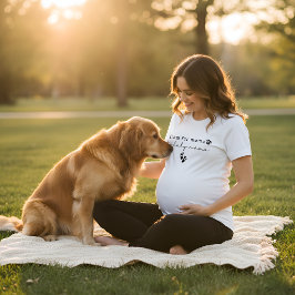 Van Fur Mama naar Baby Mama-trui | Gouden MOM Tri-Blend Shirt