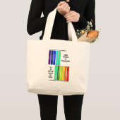 Van fysica tot engineering het is een toegepaste w grote tote bag (Voorkant (product))