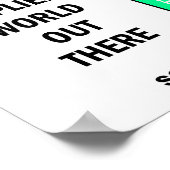 Van fysica tot engineering het is een toegepaste w poster (Hoek)