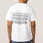 Van Gedachte tot Materie T-shirt (Achterkant)