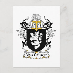 Van Gemert Family Crest Briefkaart