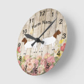  van gepersonaliseerde boer Goat Boerderij Ronde Klok (Hoek)