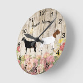  van gepersonaliseerde Boerderij van runderen en n Ronde Klok (Hoek)