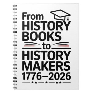 Van Geschiedenisboek Naar Geschiedenis Makers Usa  Notitieboek