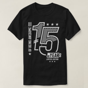 van Geweldige zijn 15 jaar - 15e verjaardag T-shirt