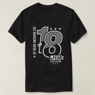 van Geweldige zijn 18 jaar - 18e verjaardag T-shirt