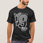 van Geweldige zijn 19 jaar - 19e verjaardag T-shirt (Voorkant)