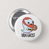 Van Ghost Funny Artist Ghost Pun Ronde Button 5,7 Cm (Voorkant /achterkant)