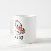 Van Ghost Grappige Kunstenaar Ghost Pun Koffiemok (Voorkant links)