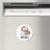 Van Ghost Grappige Kunstenaar Ghost Pun Magneet (Insitu (Vaatwasser))