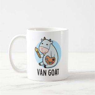 Van Goat Funny Artist Pun Koffiemok