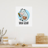 Van Goat Funny Artist Pun Poster (Keuken)